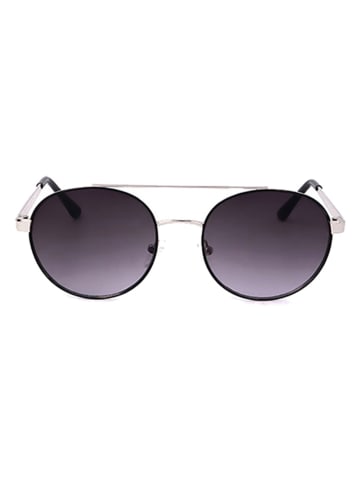 Guess Dameszonnebril zilverkleurig/donkerblauw