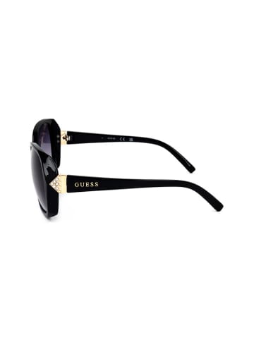 Guess Damskie okulary przeciwsłoneczne w kolorze czarno-granatowym