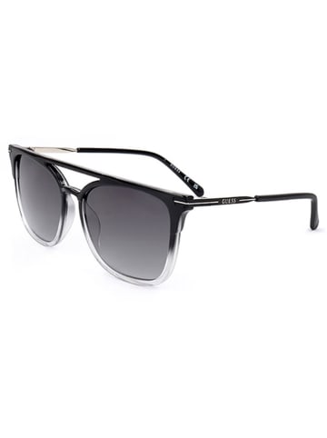 Guess Herren-Sonnenbrille in Schwarz-Transparent/ Grau