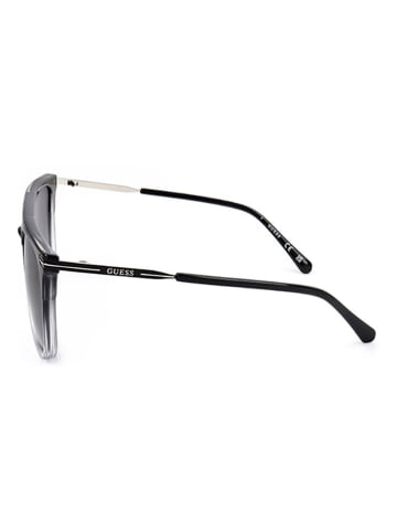 Guess Herren-Sonnenbrille in Schwarz-Transparent/ Grau