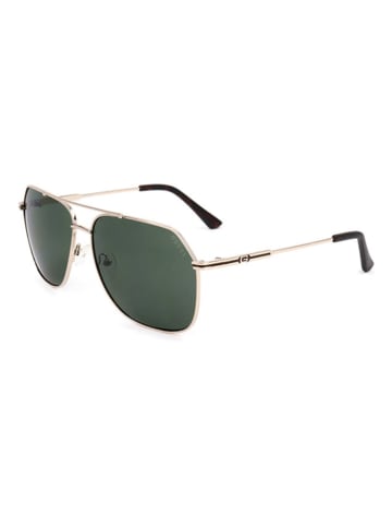 Guess Herren-Sonnenbrille in Dunkelgrün/ Gold
