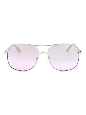 Guess Damen-Sonnenbrille in Rosa/ Silber
