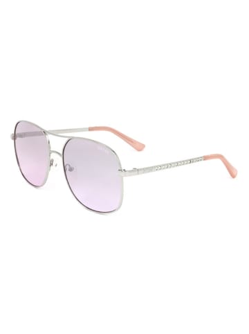 Guess Damen-Sonnenbrille in Rosa/ Silber