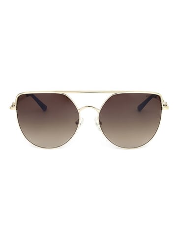Guess Dameszonnebril bruin/goudkleurig