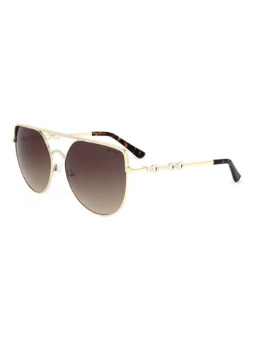 Guess Damen-Sonnenbrille in Braun/ Gold