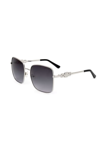 Guess Damen-Sonnenbrille in Schwarz/ Silber