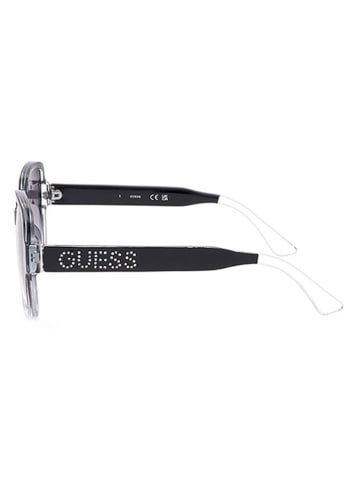 Guess Damskie okulary przeciwsłoneczne w kolorze czarno-granatowym