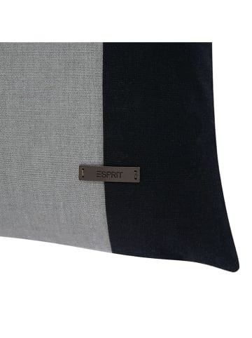 ESPRIT Poszewka "Neo" w kolorze czarno-szarym na poduszkę