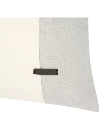 ESPRIT Poszewka "Neo" w kolorze szaro-białym na poduszkę