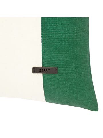 ESPRIT Kussenhoes "Neo" groen/wit