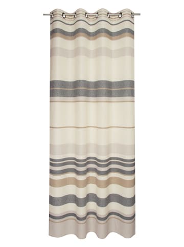 ESPRIT Ösenschal "Clay" in Creme/ Grau