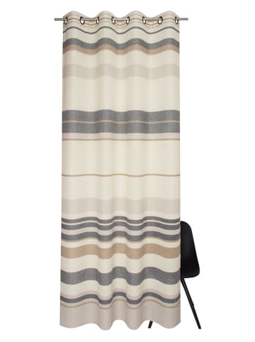 ESPRIT Ösenschal "Clay" in Creme/ Grau