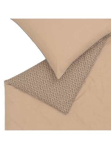 ESPRIT Flanellen beddengoedset "Scatter" taupe