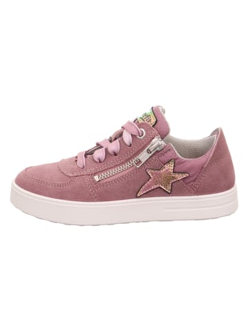 superfit Skórzane sneakersy "Stella" w kolorze fioletowym