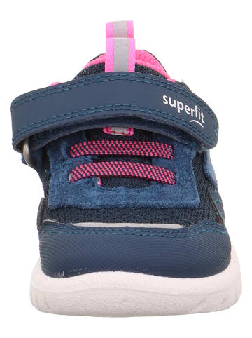 superfit Leder-Sneakers "Sport7 Mini" in Dunkelblau