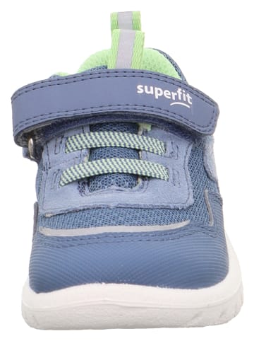 superfit Skórzane sneakersy "Sport7 Mini" w kolorze niebieskim