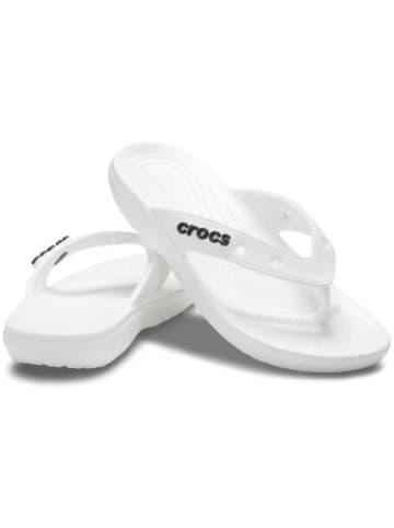 Crocs Zehentrenner "Classic" in Weiß