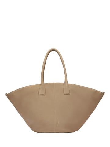 LIEBESKIND BERLIN Leren shopper beige - (B)77 x (H)35 x (D)25 cm