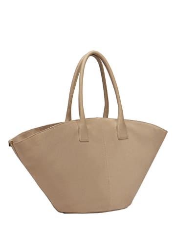 LIEBESKIND BERLIN Leren shopper beige - (B)77 x (H)35 x (D)25 cm