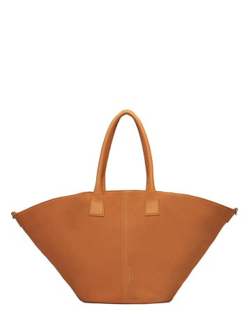 LIEBESKIND BERLIN Leder-Shopper in Cognac - (B)77 x (H)33 x (T)25 cm