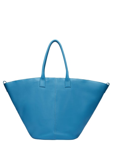 LIEBESKIND BERLIN Leder-Shopper in Blau - (B)80 x (H)42 x (T)32 cm