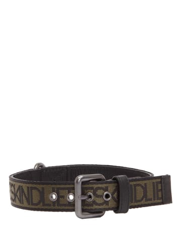 LIEBESKIND BERLIN Leder-Hundehalsband in Khaki