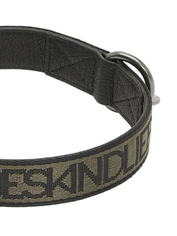 LIEBESKIND BERLIN Leder-Hundehalsband in Khaki