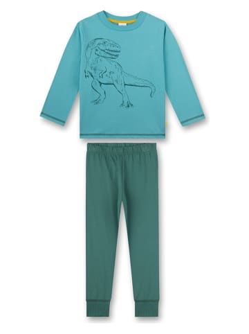 Sanetta Kidswear Pyjama turquoise/groen