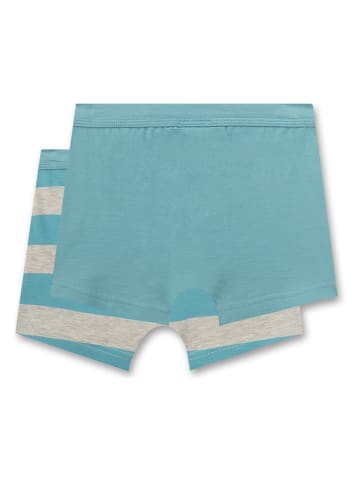Sanetta Kidswear 2-delige set: boxershorts turquoise