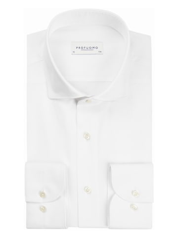 PROFUOMO Blouse - slim fit - wit