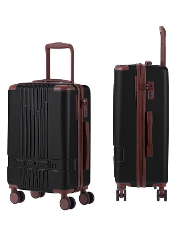 Pierre Cardin 3tlg. Hardcase-Trolleyset in Schwarz