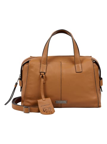 Burkely Leder-Henkeltasche in Camel - (B)30 x (H)21 x (T)14 cm