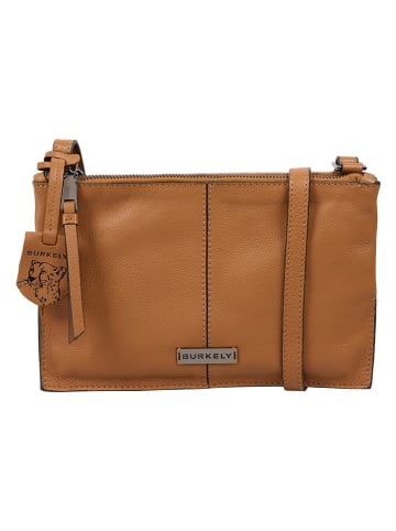 Burkely Leder-Umhängetasche in Camel - (B)25 x (H)17 x (T)3 cm