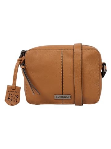 Burkely Leder-Umhängetasche in Camel - (B)20 x (H)15 x (T)6,5 cm
