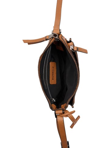 Burkely Leren schoudertas camel - (B)21 x (H)13 x (D)6 cm