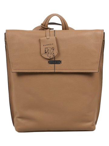 Burkely Leder-Rucksack in Hellbraun - (B)35 x (H)36 x (T)10 cm