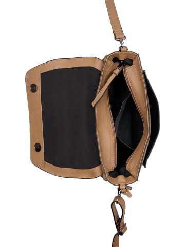 Burkely Leder-Henkeltasche in Hellbraun - (B)27 x (H)18 x (T)10 cm