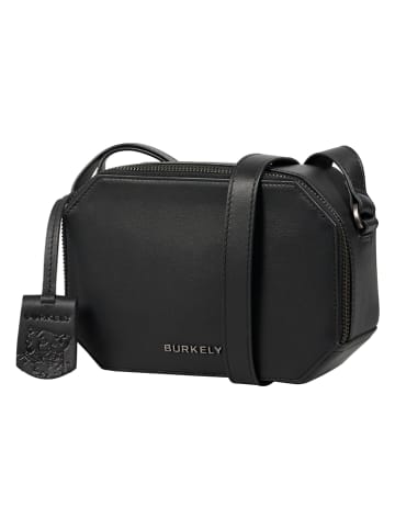 Burkely Leren schoudertas zwart - (B)20 x (H)13 x (D)7 cm