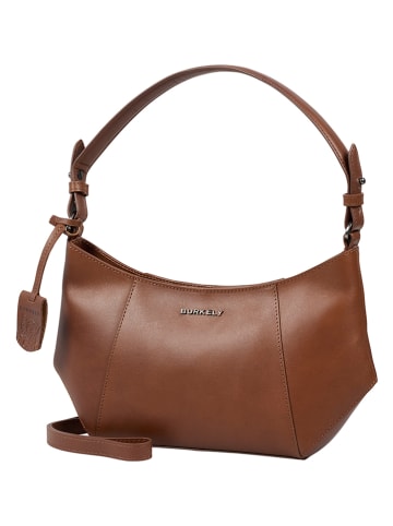 Burkely Leder-Schultertasche in Braun - (B)32 x (H)15 x (T)7 cm