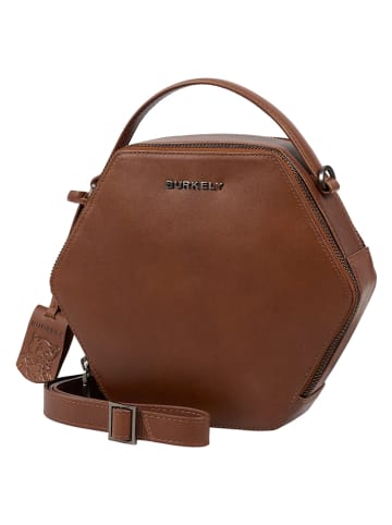 Burkely Leren handtas bruin - (B)22 x (H)19 x (D)7 cm