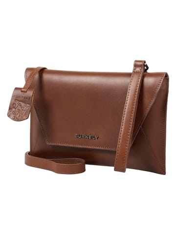 Burkely Leder-Umhängetasche in Braun - (B)25 x (H)15 x (T)3 cm
