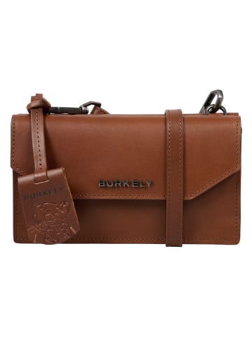 Burkely Leren smartphonetas bruin - (B)17 x (H)10 x (D)4 cm