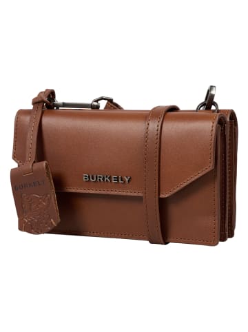 Burkely Leren smartphonetas bruin - (B)17 x (H)10 x (D)4 cm