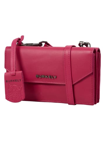 Burkely Leder-Handytasche in Pink - (B)17 x (H)10 x (T)4 cm