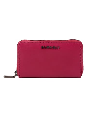Burkely Leder-Geldbörse in Pink - (B)14 x (H)8,5 x (T)2,5 cm