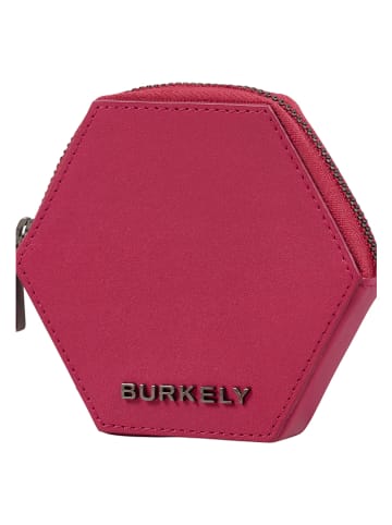 Burkely Leder-Geldbörse in Pink - (B)11 x (H)11 x (T)2 cm