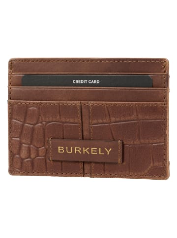 Burkely Leren pasetui bruin - (B)10,5 x (H)8,5 x (D)0,5 cm