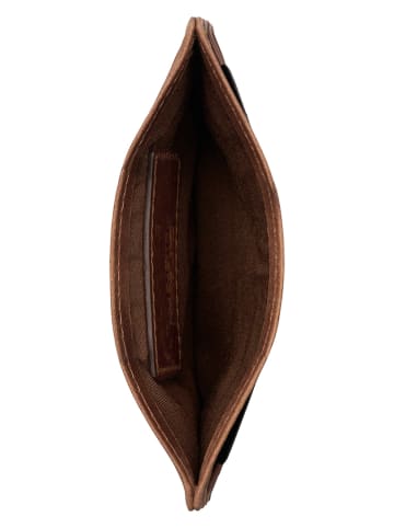 Burkely Leren pasetui bruin - (B)10,5 x (H)8,5 x (D)0,5 cm