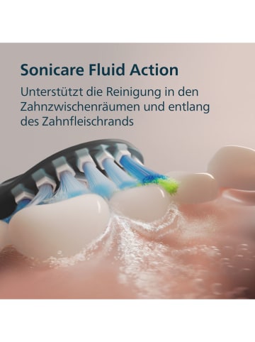 Philips Szczoteczki soniczne (2 szt.) "DiamondClean 9000" w kolorze czarno-białym