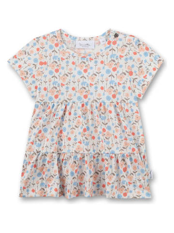 Sanetta Kidswear Kleid in Weiß/ Bunt